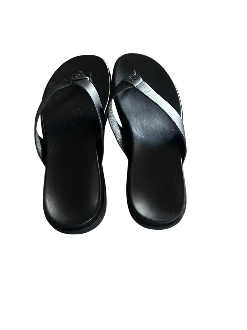 Vionic Elijah Black Leather Sandals 12